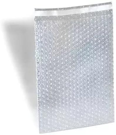 650 packs 6" X 8.5" SELF-SEAL CLEAR BUBBLE OUT POUCHES BAGS 1" Lip and Tape Seal 6X8.5