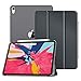 MoKo Case Fit iPad Pro 12.9" 2018 - Translucent Frosted Back Protector Smart Shell Stand Cover with Apple Pencil's Magnetic Attachment Side Opening Fit iPad Pro 12.9 2018 - Space Gray(Auto Wake/Sleep)