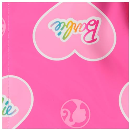 Barbie Girls Zip Up Waterproof Rain Jacket Little Kid to Big Kid Sizes (4-14-16)4