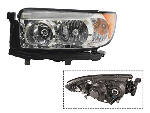 Auto Parts Avenue APA Replacement Headlight Lamp for 2006 2007 2008 FORESTER without Sport Package with Halogen Bulb Driver Left LH Side 84001SA471 SU2502119
