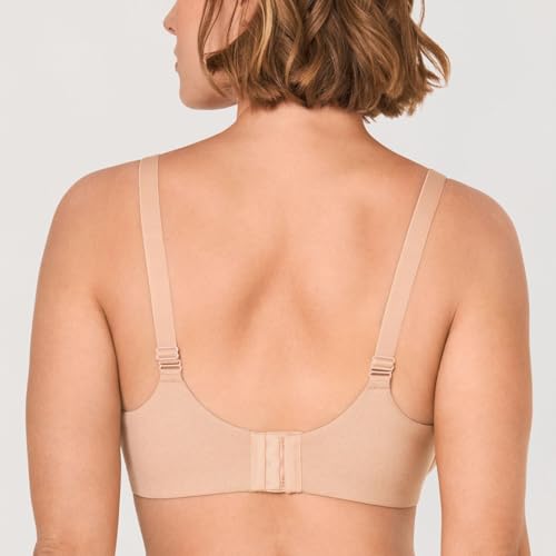 Image of DELIMIRA Minimizer Bras for Women Full Coverage Plus Size Underwire Unlined Supportive Seamless Bra