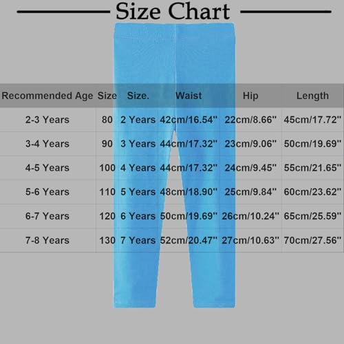 Leggings for Girls Fashion Cute Ankle Length Footless Tights Pull-On Bottoms Uniform Pants Winter Warm Kids Clothes3