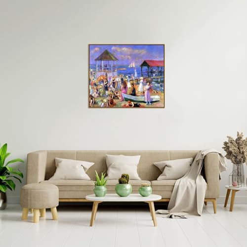 Tableau William Glackens Décoration Murale Salon Beach Scene Encadré - 3