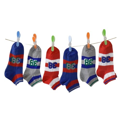 Chaussettes courtes bébé garçon PETTI Artigiani Italiani en lot de 6 paires