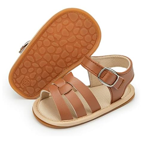 Babelvit Baby Sandals with Flower Bowknot Cover