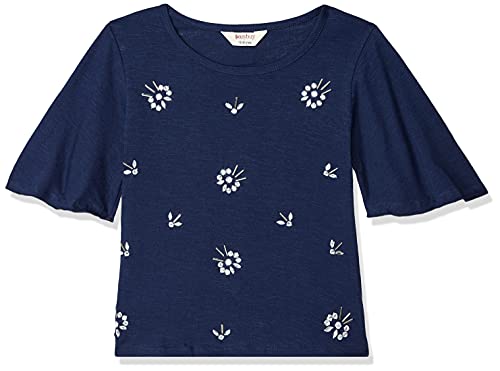 Image of EASYBUY Girl's Regular T-Shirt (SU21RA23GY Navy 12Y)