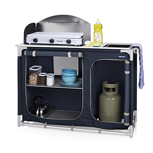 Preisvergleich Produktbild Campart Campingküche, navy, 2 Fächer