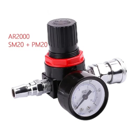 Régulateur de pression AR2000 G1/4 pour stabiliser la pression du compresseur