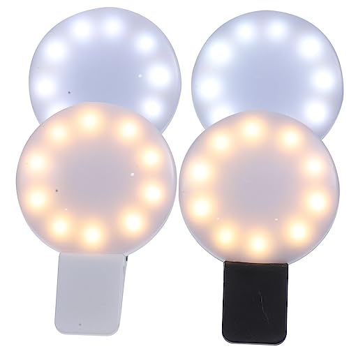 OSALADI 4 pcs Rechargeable Nurse Light Portable Clip Purse Badge Lights for Nurses LED with Color Temperature Options Present and Caregivers