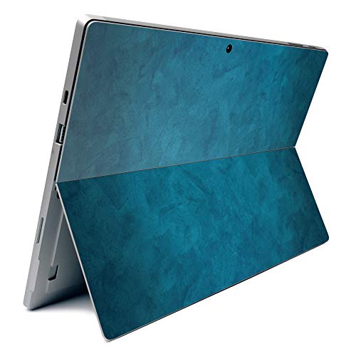 Image of MightySkins Carbon Fiber Skin for Microsoft Surface Pro 7 - Blue Strokes | Textured Carbon Fiber Finish | Easy to Apply, Remove, and Change Styles | Made in The USA