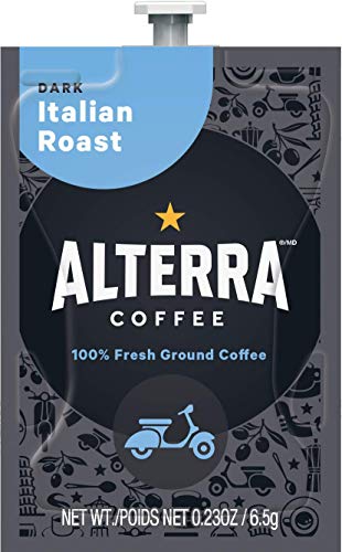 FLAVIA ALTERRA COFFEE, Espresso Dark Roast, 20-Count Freshpacks (Pack of 1 Rail)