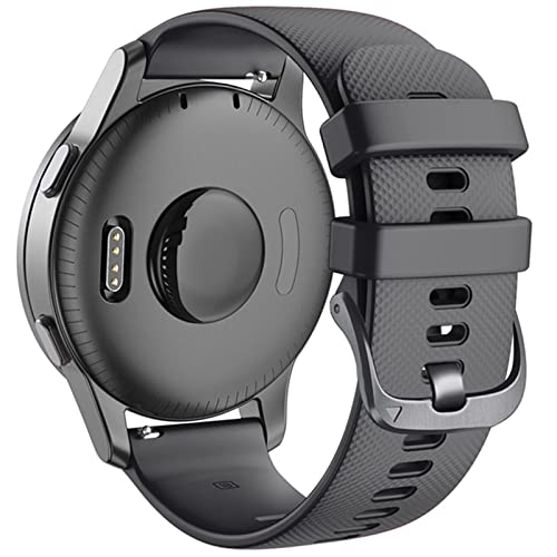 Pulsera de silicona de 22 mm para Garmin Venu 2 con acabado suave premium 4