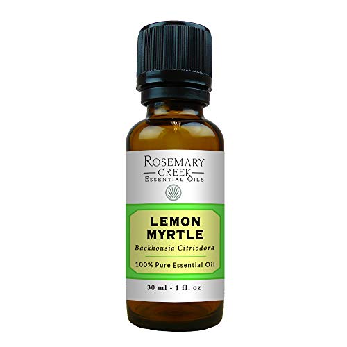 Lemon Myrtle Essential Oil – Therapeutic Grade – Undiluted – 100% Pure and Natural – Aromatherapy and Massage Therapy, Oil Diffusers and DIY Products – by Rosemary Creek Essential Oils (30 ml (1 oz))