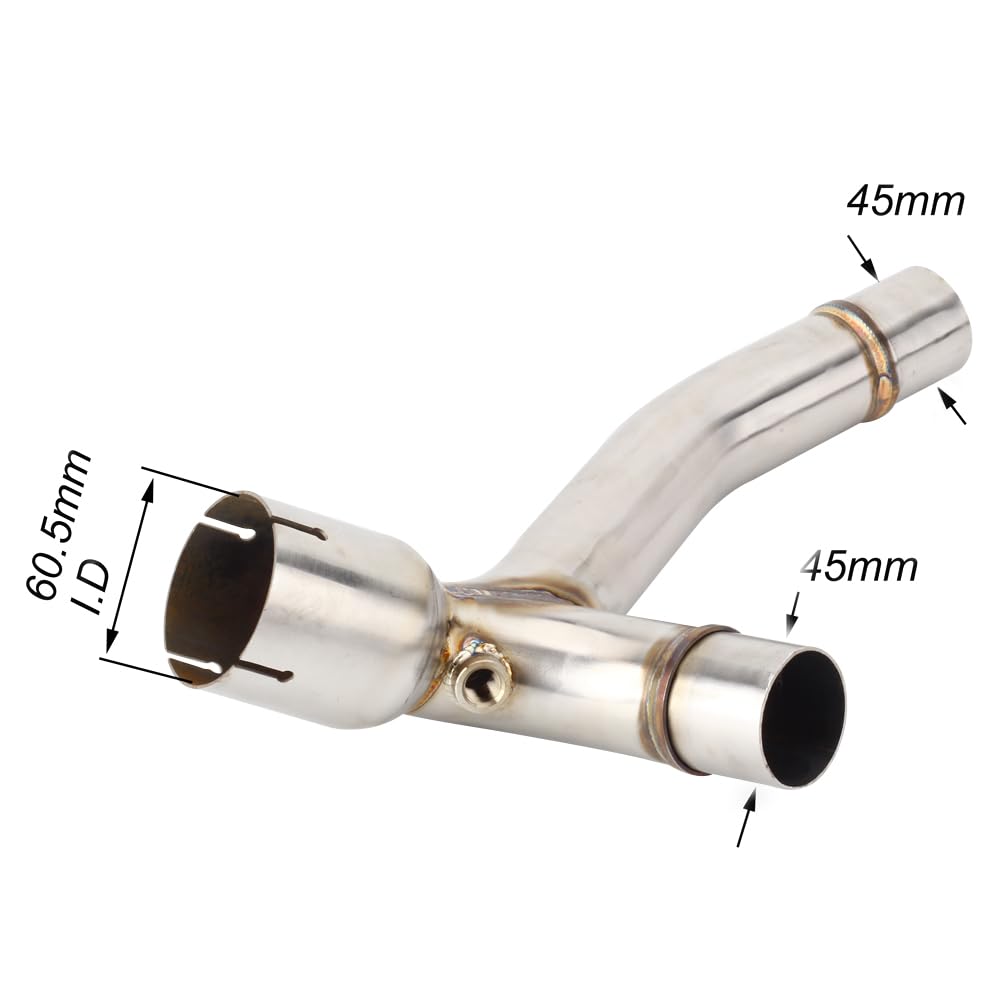 Pour Suzuki GSXR 1000 2009 2010 2011 Tuyau de Liaison de collecteurs d'échappement de Moto GSXR1000