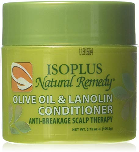 Isoplus Natural Remedy Olive Oil & Lanolin Contitioner, 4 oz (Pack of 2)