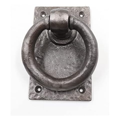 The Metal Magician Black Antique Cast Iron Door Knocker – Black Cover