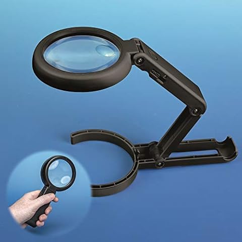 Lightcraft Foldable LED Magnifier with Inbuilt Stand Cover