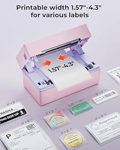 MUNBYN Bluetooth Thermal Label Printer, Wireless 4x6 Shipping Label Printer — photo 5 of 6