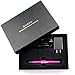 Portable Tattoo Machine Pen Eyebrow Lip Permanent Makeup Pen with 1R 3R Cartridge Needles for Ombre Brows Body Tattoo (Red Machine Kit)
