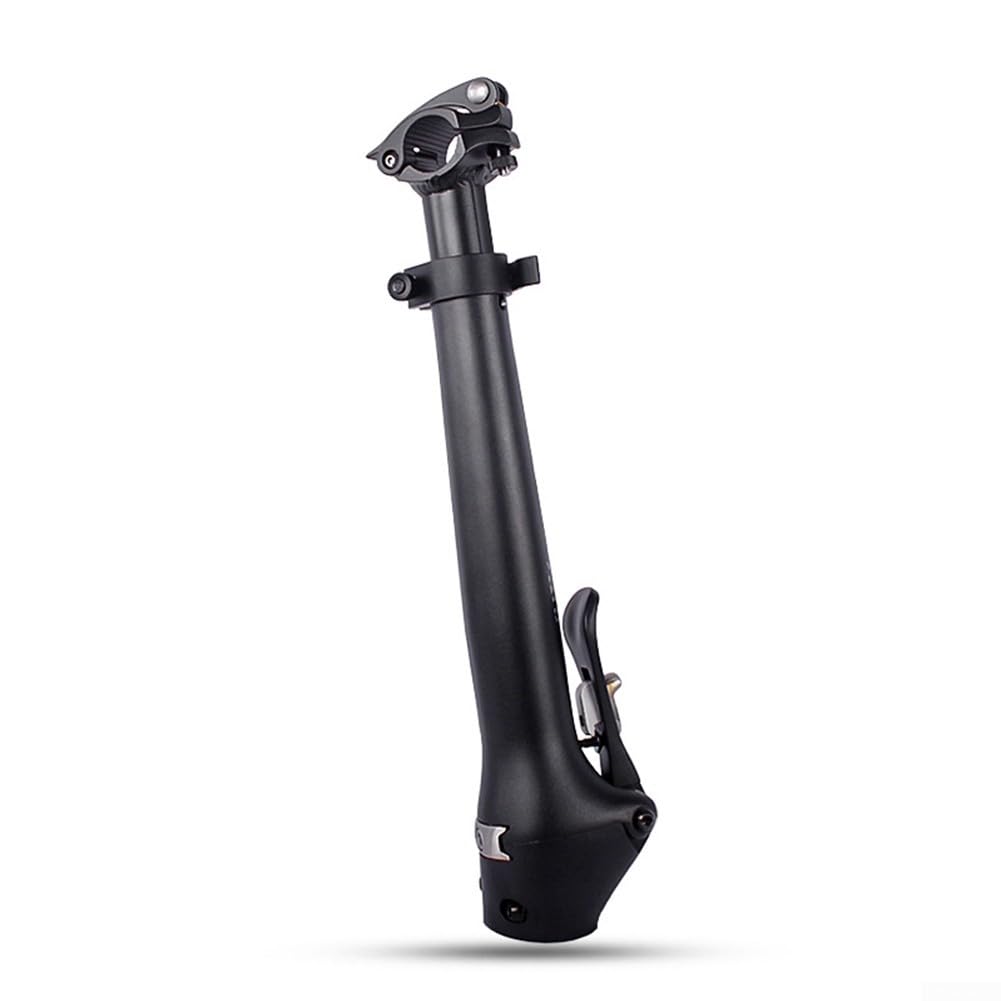 Folding Bike Stem, Quick-Release Adjustable Right Fold Stem Without Thread, Folding Retractable Seat Tube Head Tube