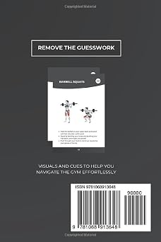 Strength Training Exercises - Cheat Sheet Book: A Gym Pocket Guide with Exercise illustrations & Step-By-Step Instructions | 4 x 6