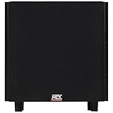 MTX TSW12 12' 150W Vented Powered Subwoofer, Black