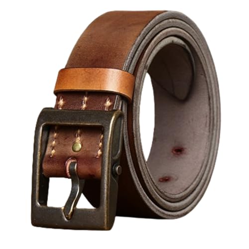 Ceinture effet vieilli en cuir pour le travail et les loisirs