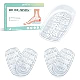 Welnove - Taloneras de gel para fascitis plantar, inserciones de talón lavables para aliviar el dolor de