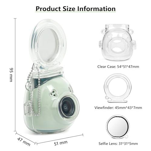 Funda transparente rígida para cámara Instax Mini Pal miniatura 3