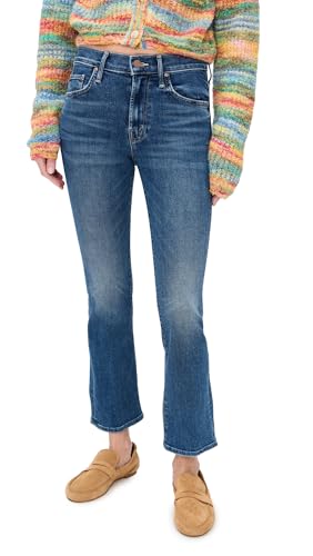 MOTHER Women's Petite Lil Insider Flood Jeans