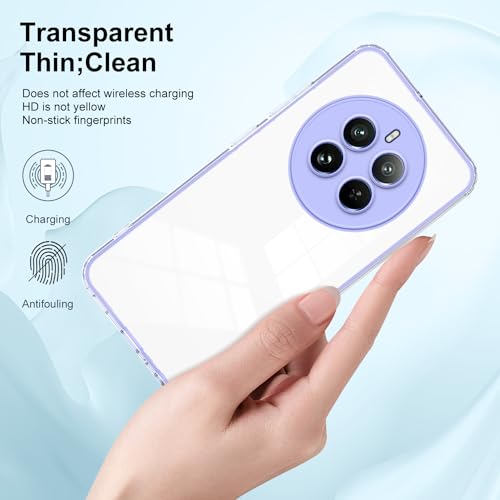 WOKEZ Klar Fodral för Realme 12 Plus 5G - Stötsäker & Färgad Ram