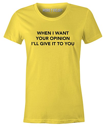 T-shirt slogan jaune femme manches courtes taille M en coton léger décontracté