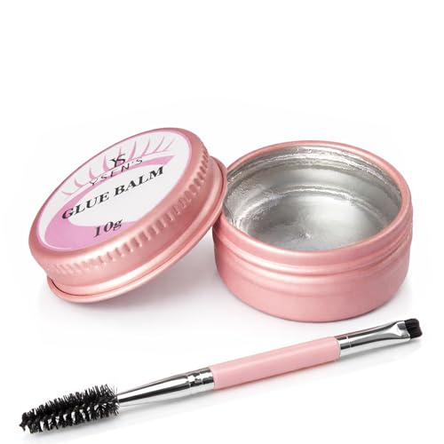 YSENS Lash Lift Glue Balm 10g Strong Hold Eyelash Perm Adhesive for Brow Lamination & Lash Styling Easy Control Glue Balm with Fruity Scent for Professional Lash Tools