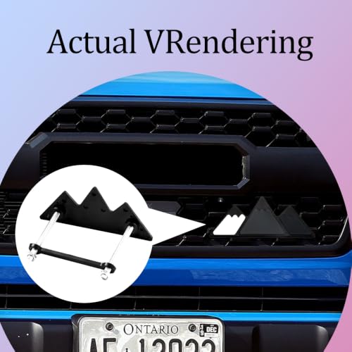 Image of Grille Decor Badge, Tri-Color Grille Insert Trims | Tri-Color Grille Badge Emblem Decoration Accessories Car Truck Label Fit for Most Vehicles