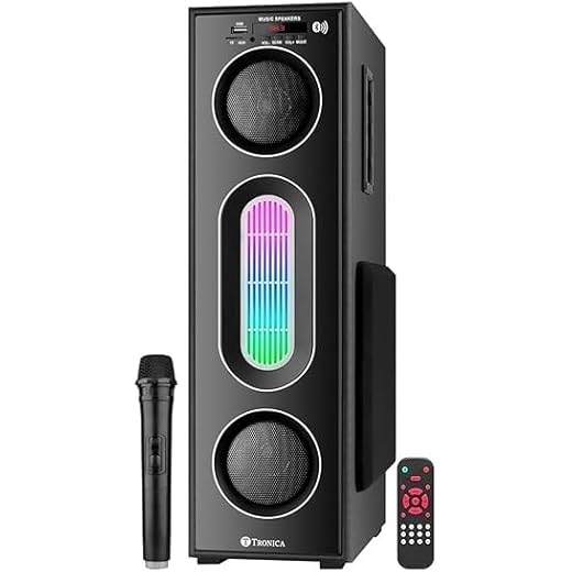 Tronica Banjo 4 Tower Bluetooth Speaker Deep Bass Home Theat