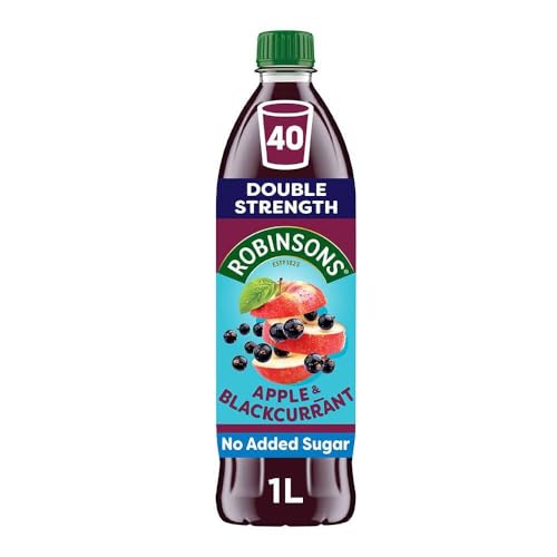 Robinsons Fruit Squash Low Calorie Double Strength Apple and Blackcurrant 1 Litre