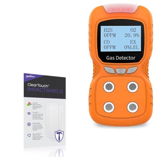 BoxWave Screen Protector Compatible with Sooguard Gas Leak Detector - ClearTouch ImpactShield (2-Pack), Impenetrable Screen Protector Flexible Film