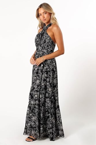 Image of Petal & Pup Women's Lennon Halterneck Maxi Dress