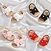 Myleleya Baby Girls Sandals Summer Baby Girl Mary Jane Dress Flat Shoes Beach Sandal Infant Newborn Crib Shoes First Walkers Prewalkers Shoes