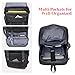 WITZMAN Canvas Travel Backpack for Men Large Laptop Backpack Fit 16 inch Carry-on Airline Approved Convertible Shoulder Rucksack(A6617-3 Black)