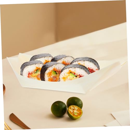 Platos tipo bote para sushi 50 piezas Garneck miniatura 7
