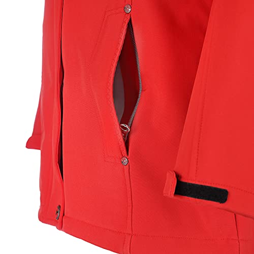 tomBrook Damen Softshell-Mantel Leuchtturm - Softshelljacke Regenjacke in Rot Größe 32/34