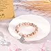 U-Zomir Teacher Appreciation Gifts for Women, Teacher Valentines Gifts Natural Stone Bracelet with Message Card for Appreciation Week Christmas Valentines from Student
