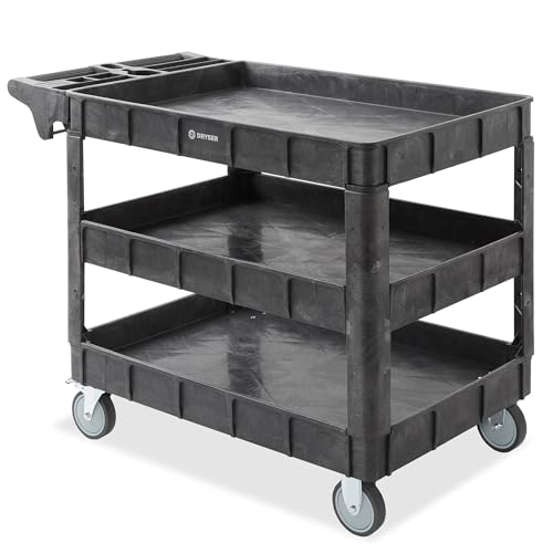 Dryser Utility Service Cart with Wheels, 46
