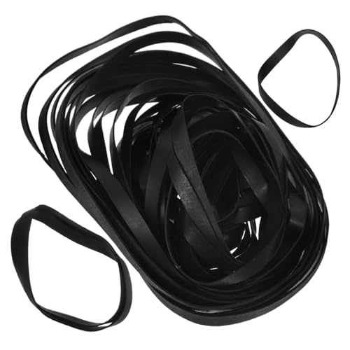 50pcs Rubber Belts for Cassette Recorders Replacement for Tape Players and DVD Drives Durable Rubber Material for Stable Performance and Long Term Use