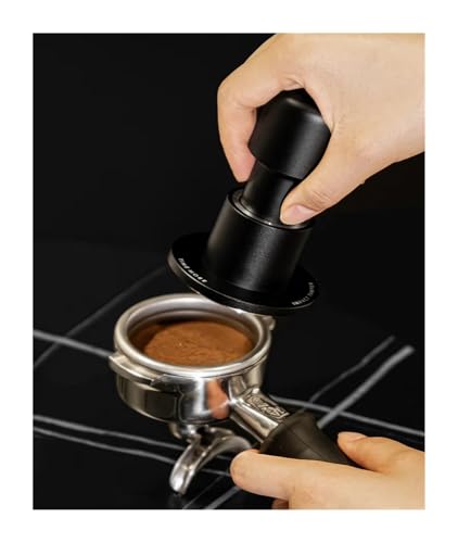 Timemore 58,4 Mm, Schlagpulverhammer, Flacher Boden, Edelstahl, Espresso-Schlaghämmer, Automatischer Rückprall, Kaffeezubehör(Flat Bottomed White) 8 Timemore 58,4 Mm, Schlagpulverhammer, Flacher Boden, Edelstahl, Espresso-Schlaghämmer, Automatischer Rückprall, Kaffeezubehör(Flat Bottomed White)