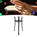 Conga Stand, Sit Down Conga Stand Adjustable Height 52.5cm to 68cm, Conga Drum Holder Djembe Floor Stand, Barrel Conga Basket Stand for Less Than 27cm Drum Base
