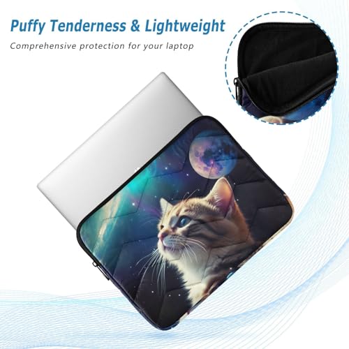 Funda para portátil 13-14 pulgadas Cat in Space impermeable y antivibración miniatura 5