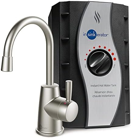 Best Instant Hot Water Solutions You Didn't Know You Needed 4 InSinkErator HOT250 Instant Hot Water Dispenser System, Single-Handle Faucet in Satin Nickel with 2/3-Gallon Stainless Steel Tank, H250SN-SS