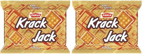 Image of Parle Krack Jack,The Original sweet & salty crackers,176.4g+50g extra: 226.8g /176.4g(weight may varies) (Pack of 2)